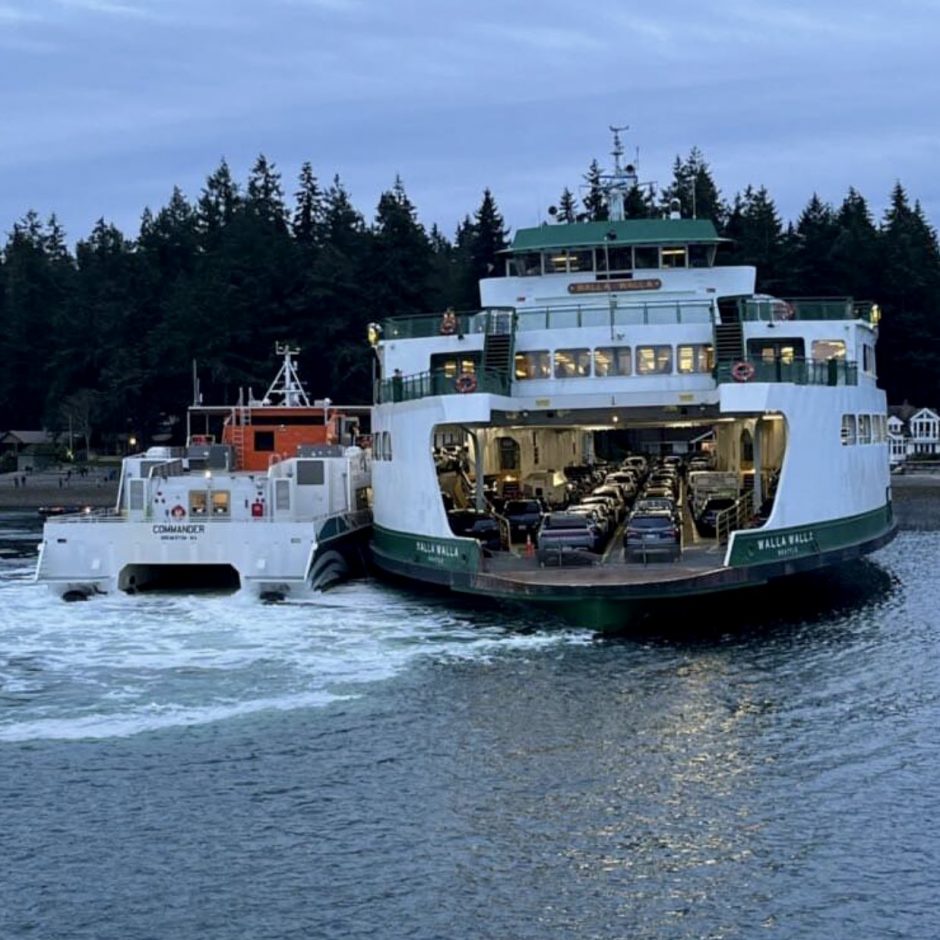 West Seattle Blog… FERRIES WSF’s Walla Walla runs aground on Seattle