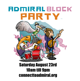 COUNTDOWN: Six days until Admiral Block Party 2025! Here’s the music schedule