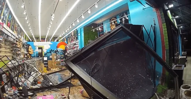 WEST SEATTLE CRIME WATCH: Crash-and-grab burglars hit another Junction smoke shop