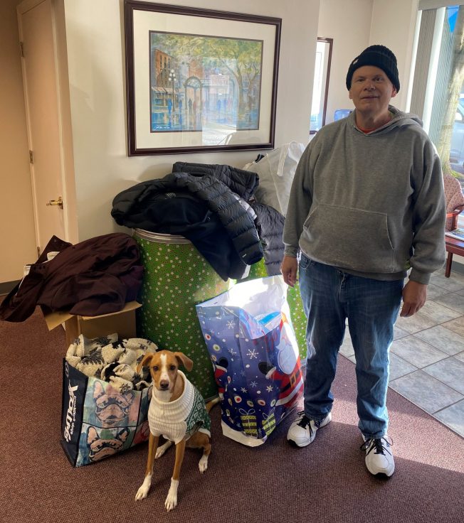 GRATITUDE: Dave Newman State Farm Insurance Agency’s thanks for warm-clothing drive response