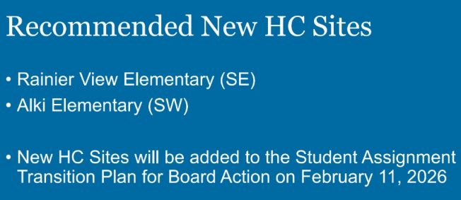 VIDEO: Seattle Public Schools proposes making new Alki Elementary regional site for Highly Capable progra