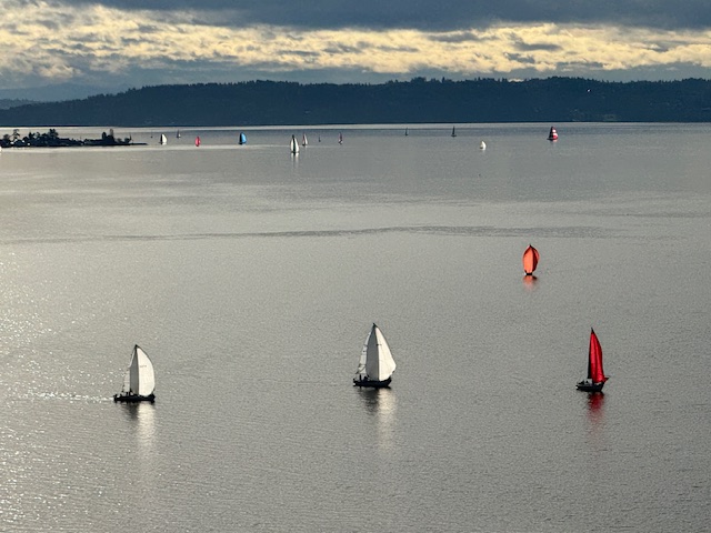 SEEN OFF WEST SEATTLE: First sailing race of 2026