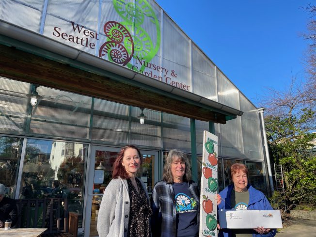 Gift from West Seattle Nursery and customers seeds help and hope for nonprofit Solid Ground
