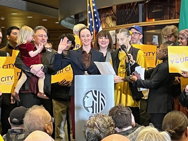 VIDEO: New Mayor Katie Wilson says she can’t do it alone