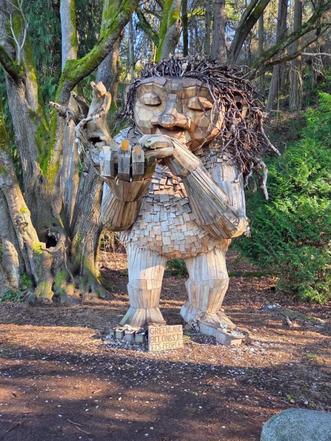 WEST SEATTLE SCENE: Troll-ing for opposition to Greenland takeover