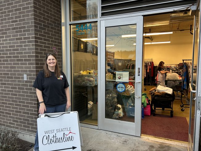 See inside new West Seattle Clothesline location on first donation day