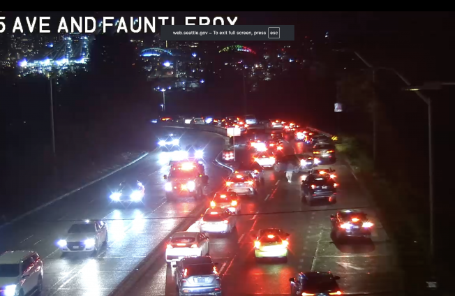 UPDATE: Why eastbound West Seattle Bridge traffic was stopped at Fauntleroy end