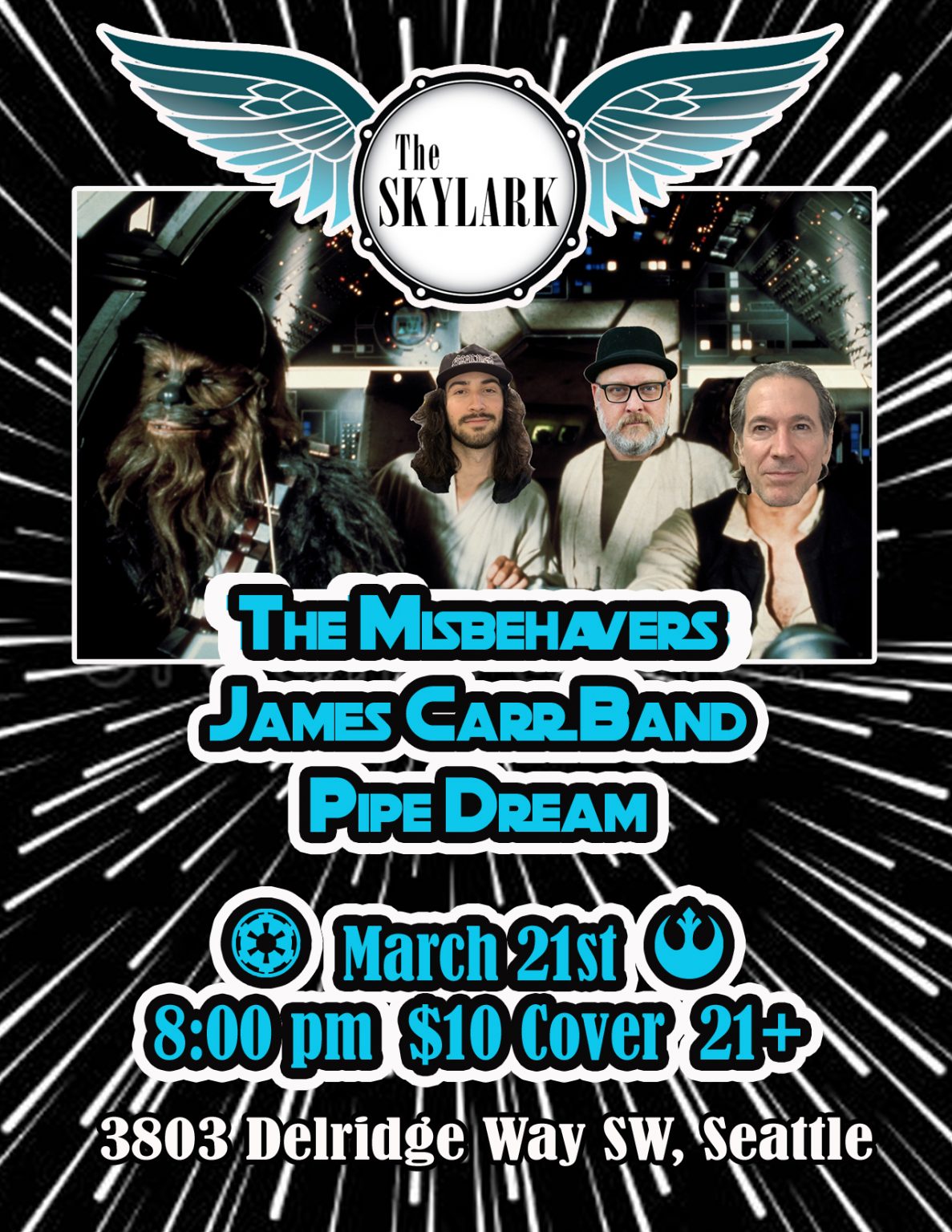 West Seattle Blog… | James Carr Band, The Misbehavers, Pipe Dream