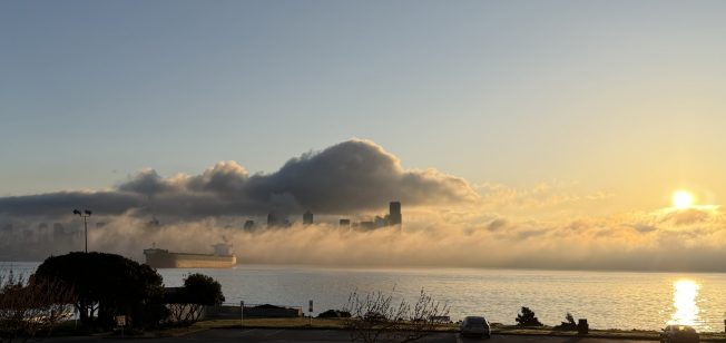Here’s what’s up for your West Seattle Monday, featuring fog views!