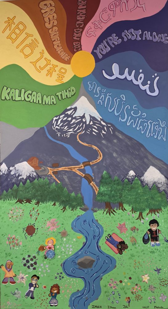 Summer of artistic apprenticeship brings two new local murals created by young artists