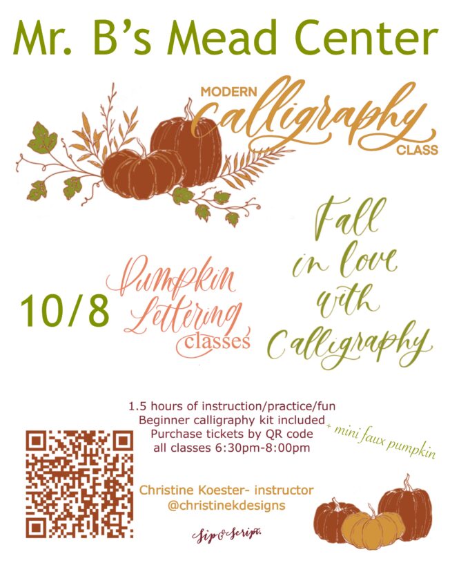 West Seattle Blog… | Beginners’ Modern Calligraphy Pumpkin Lettering ...