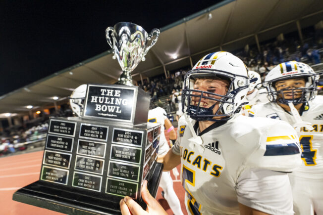PHOTOS: West Seattle High School wins second consecutive Huling Bowl over Chief Sealth International HS, report #2